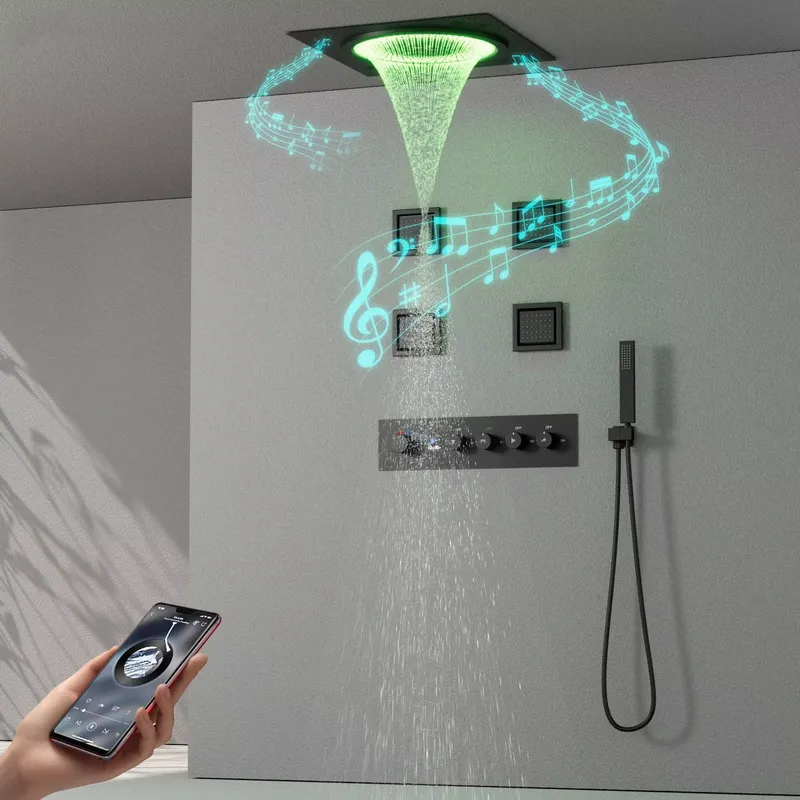 Smart LED Shower Set Bathroom  - đánh giá và giá Spa & Wellness Dr Roy Sothers