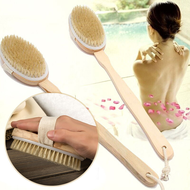 Bathroom Body Brushes Long Han - đánh giá và giá Dry Brush Body
