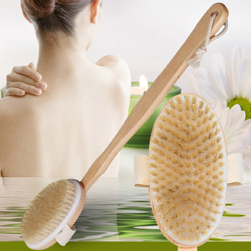 Bathroom Body Brushes Long Han - đánh giá và giá Dry Brush Body