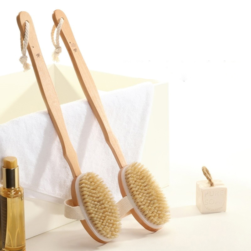 Bathroom Body Brushes Long Han - đánh giá và giá Dry Brush Body