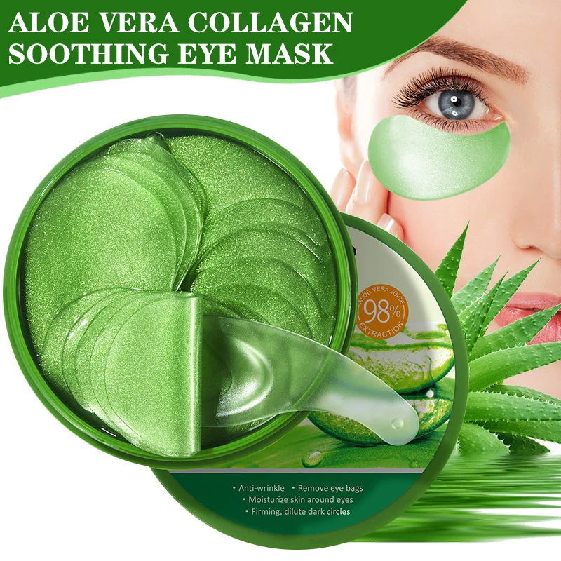 60pcs Aloe Vera Collagen Eye M - đánh giá và giá Microneedle Patch Eye