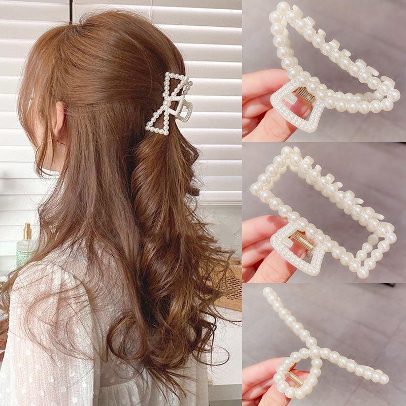 Pearl Claw Clips Crab Geometri - đánh giá và giá Hair Spa Wellness