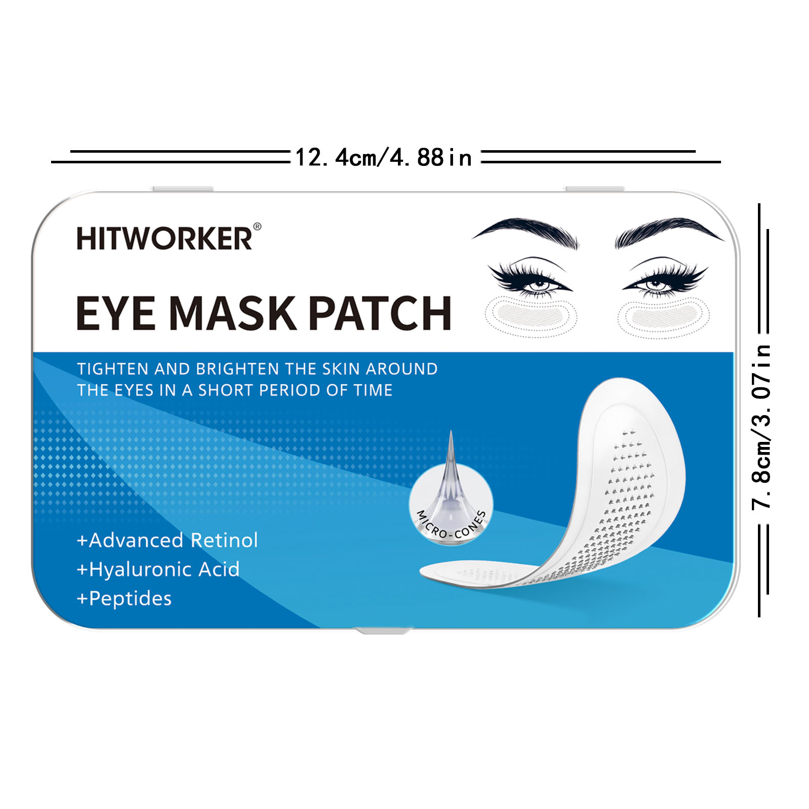 Precision Skincare Deep Cleans - đánh giá và giá Microneedle Patch Eye
