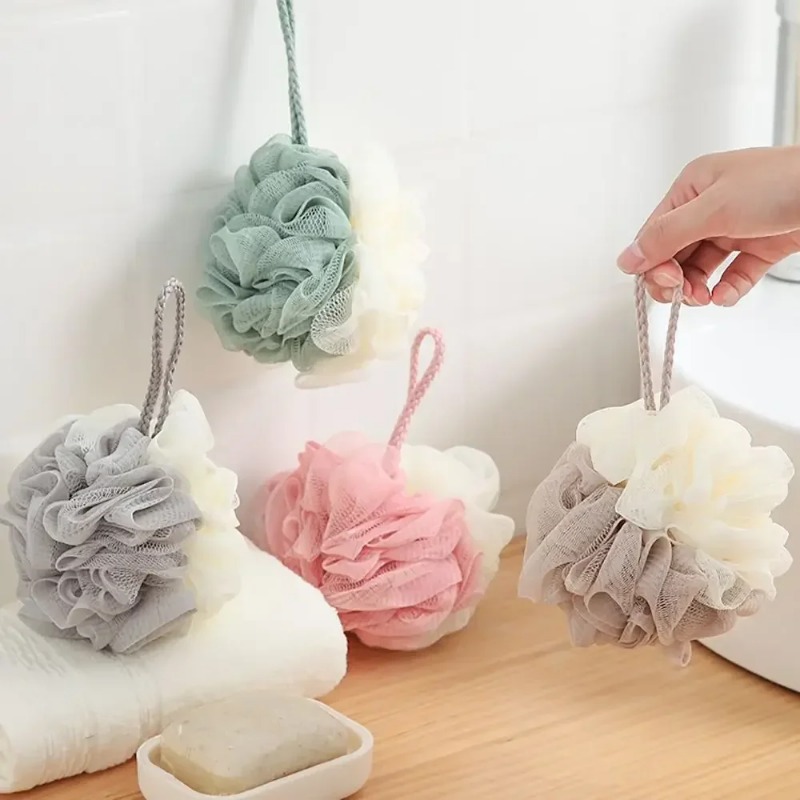 Soft Shower Mesh Foaming Spong - đánh giá và giá Dry Brush Body