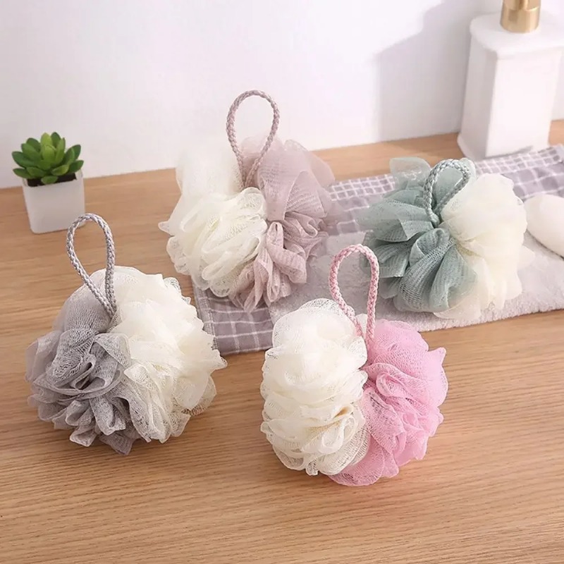 Soft Shower Mesh Foaming Spong - đánh giá và giá Dry Brush Body