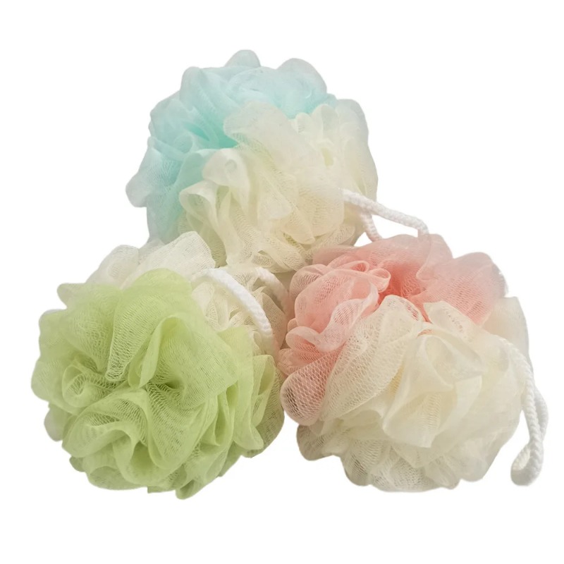 Soft Shower Mesh Foaming Spong - đánh giá và giá Dry Brush Body