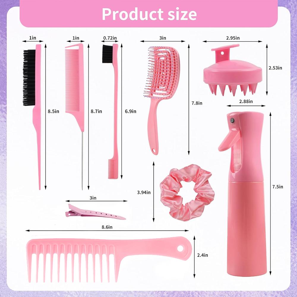 11 pcs Hair Brush Set, Detangl - đánh giá và giá Dry Brush Body